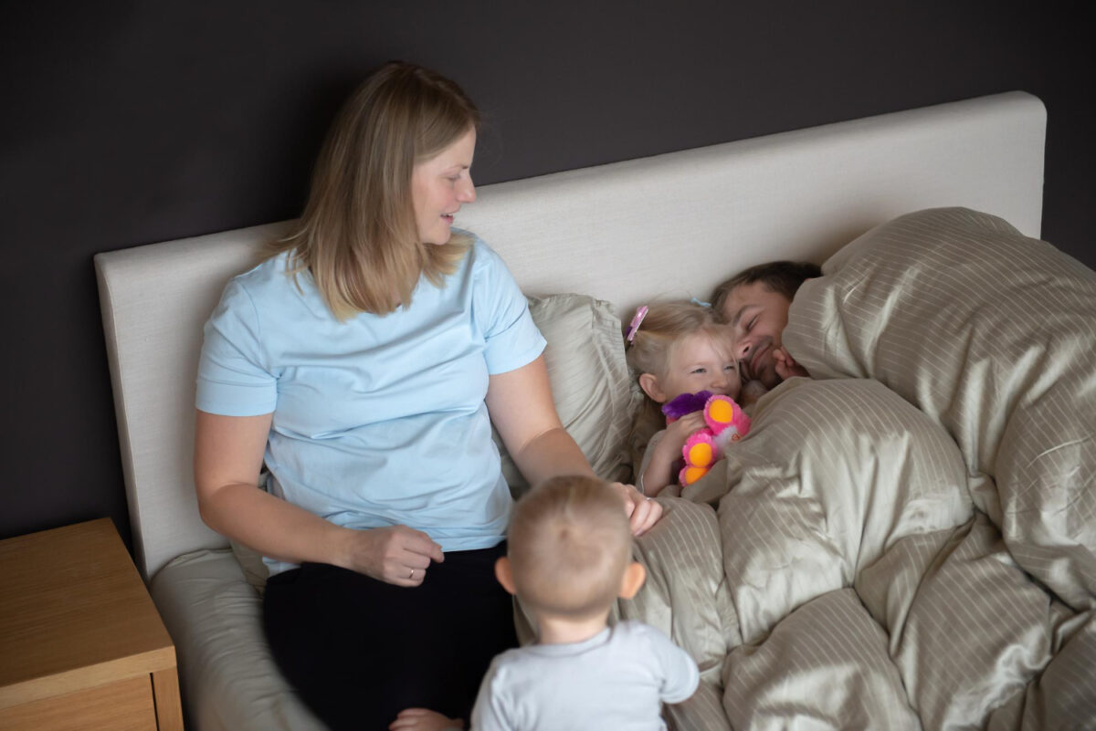 une jeune famille