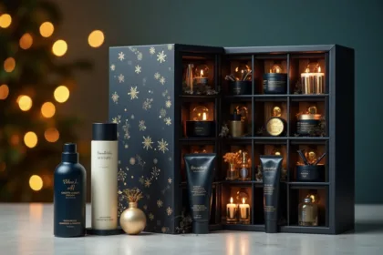 Calendrier de l'Avent rempli de produits de beauté pour homme