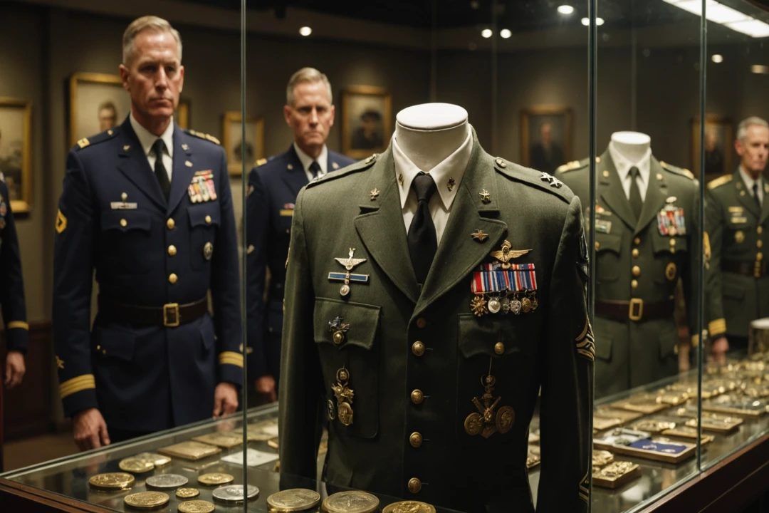 Comment sont conservées les décorations dans les musées militaires ?