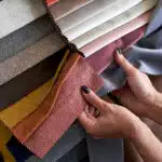 tissus de différentes couleurs