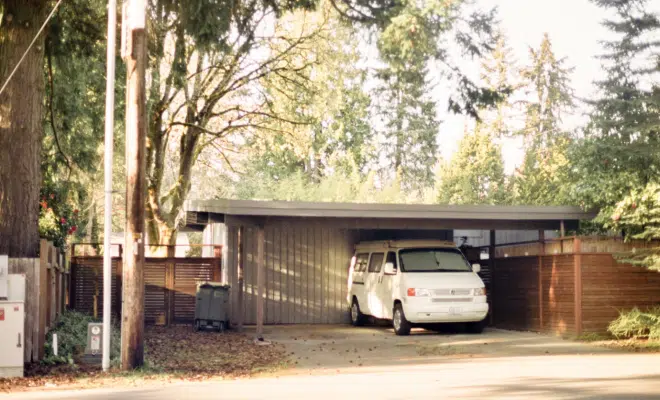 Carport en bois