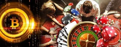 joueurs de casino qui misent en cryptomonnaie