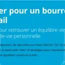 Infofraphie : Travailler pour un accro au travail : 10 conseils pour retrouver votre équilibre travail-vie personnelle