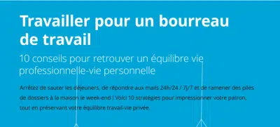 Infofraphie : Travailler pour un accro au travail : 10 conseils pour retrouver votre équilibre travail-vie personnelle