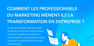 Infographie : Transformation des entreprises : les marketers, premiers acteurs