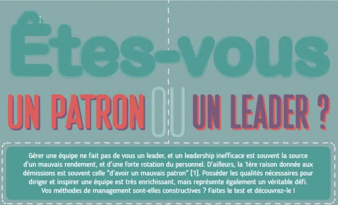 Infographie : Différences entre patron et leader : la lutte incessante entre pouvoir et leadership