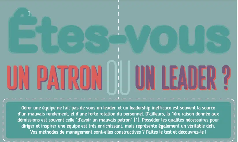 Infographie : Différences entre patron et leader : la lutte incessante entre pouvoir et leadership