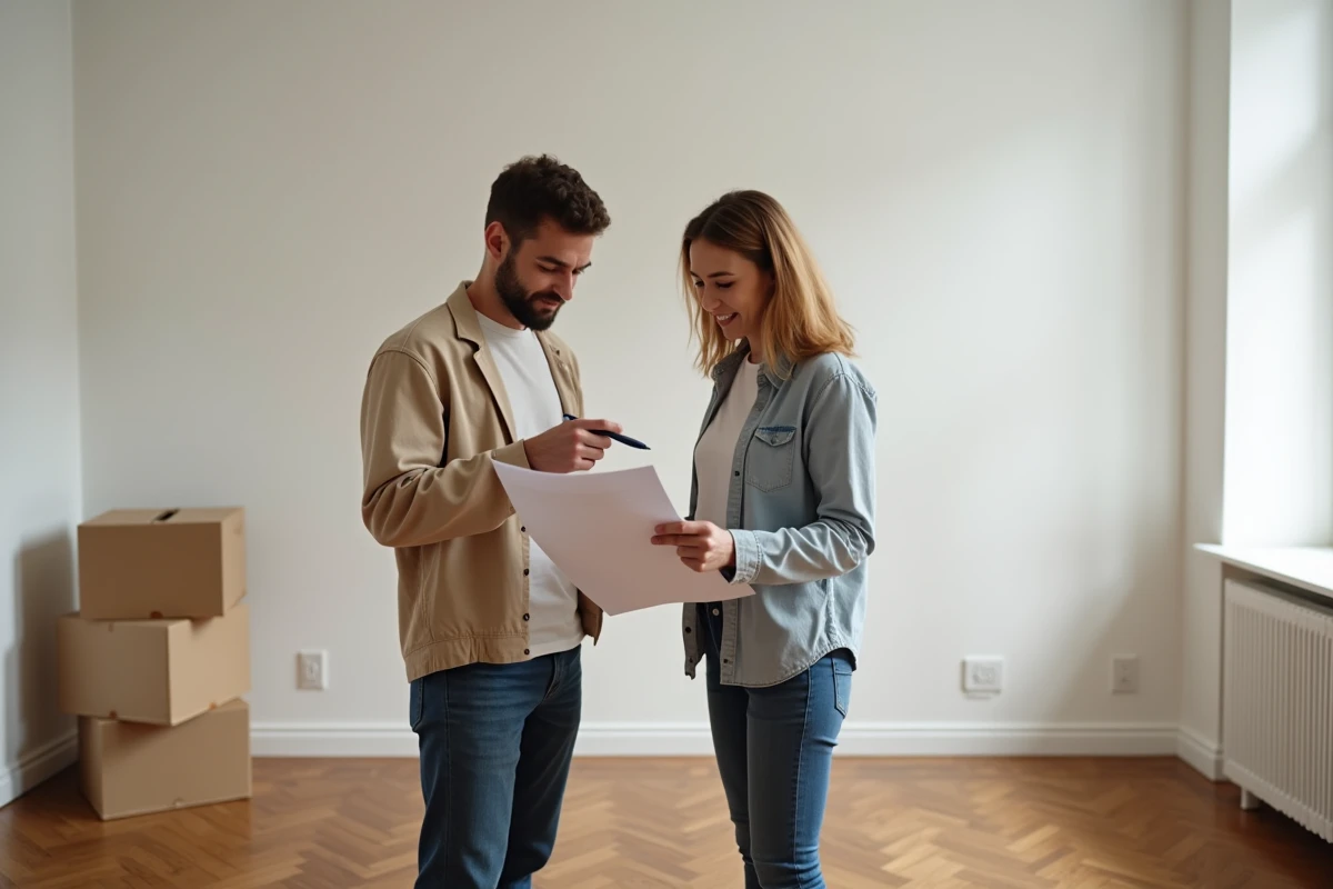 Couple vérifiant les démarches administratives France Travail avant un déménagement