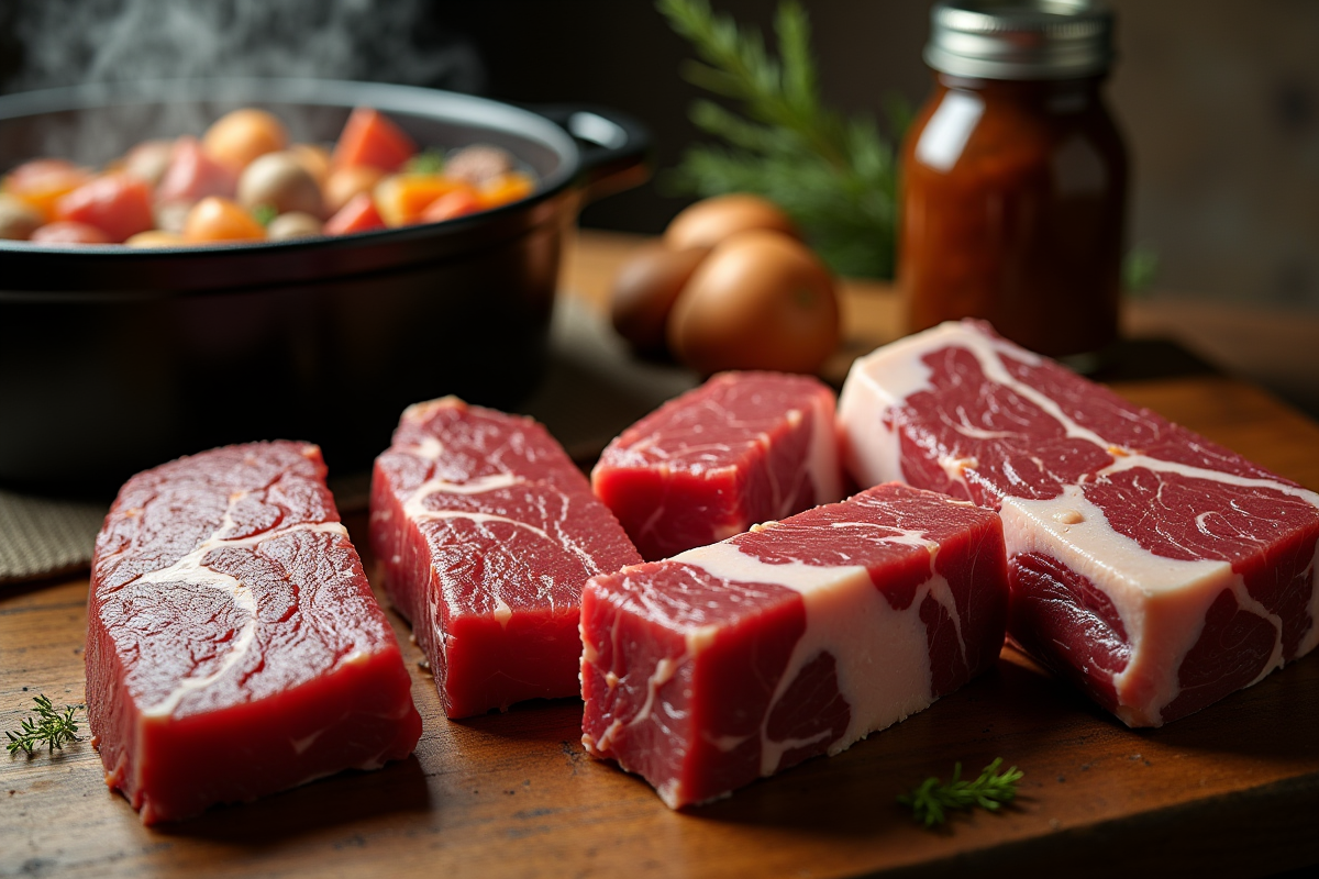 bœuf cuisson