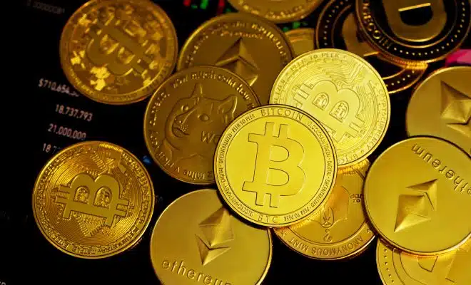 Pièces cryptomonnaie