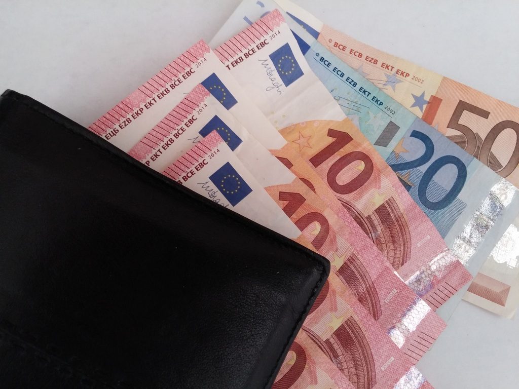 Des billets en euros