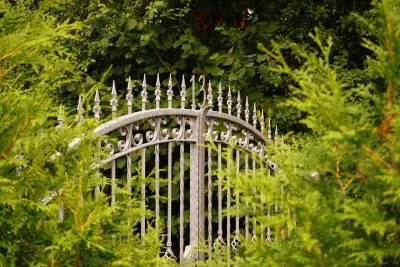 portail en fer forgé pour une maison